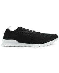 Kiton - Mesh-Knit Lace-Up Sneakers - Lyst