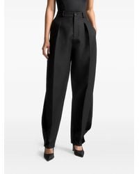 Manière De Voir - Sophie Bundfaltenhose mit Twist-Detail - Lyst