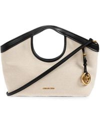 MICHAEL Michael Kors - Haddie Leather-Trim Tote Bag - Lyst