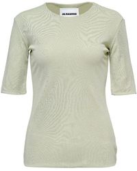 Jil Sander - Short-Sleeve Crew-Neck T-Shirt - Lyst