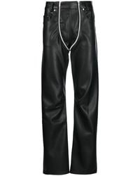 GmbH - Double-zip Flared Trousers - Lyst
