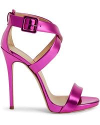 Giuseppe Zanotti - Bella 120mm レザーサンダル - Lyst