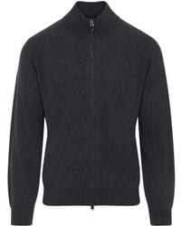 Canali - Zip-Fastening Cardigan - Lyst