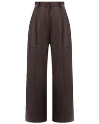 P.A.R.O.S.H. - Leather Trousers - Lyst