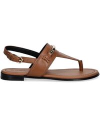 Furla - Logo-Plaque Buckled Sandals - Lyst