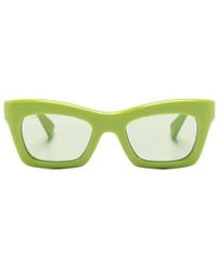 Gucci - Rectangle-Frame Sunglasses - Lyst