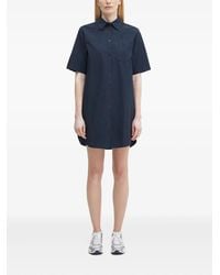 Samsøe & Samsøe - Pinstripe Short-Sleeve Shirt Dress - Lyst