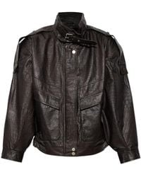 Gestuz - Chaqueta Gztori De Piel Con Efecto De Piel De Cocodrilo - Lyst