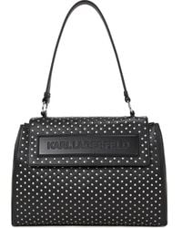 Karl Lagerfeld - Ikon K/Stud Handtasche Mit Nieten - Lyst