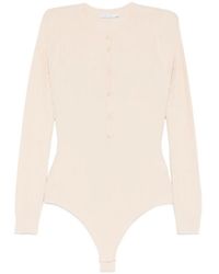 Patrizia Pepe - Button-Fastening Bodysuit - Lyst