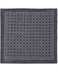 Peserico - Monogram-Print Pocket Square - Lyst