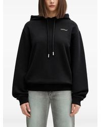 Off-White c/o Virgil Abloh - Arrows Floral-Embroidered Hoodie - Lyst