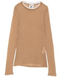 Semicouture - Sheer Layered-Effect Sweater - Lyst