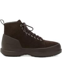 Moon Boot - Mezzaluna Schnürstiefel Aus Wildleder - Lyst