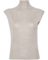 Rick Owens - Sl Turtle Knitted Top - Lyst