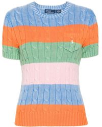 Polo Ralph Lauren - Colour-block Cotton Top - Lyst