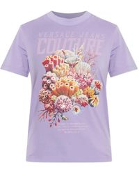 Versace Jeans Couture - Printed Graphic T-Shirt - Lyst
