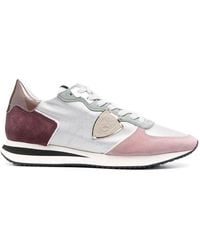 Philippe Model - Logo-Patch Low-Top Sneakers - Lyst