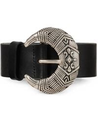 Ba&sh - Bandy Engraved-Buckle Belt - Lyst