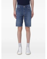 Jeckerson - Panelled Denim Shorts - Lyst