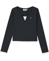 Chocoolate - Striped Long-Sleeve T-Shirt - Lyst