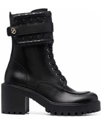 Ferragamo - Shiraz Leather Boots - Lyst