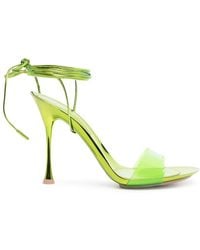 Gianvito Rossi - 95Mm Leather Heeled Sandals - Lyst