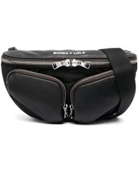 Bimba Y Lola - Small Pocket Leather Belt Bag - Lyst
