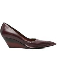 CAPASA MILANO - Pointed-Toe Wedge Pumps - Lyst