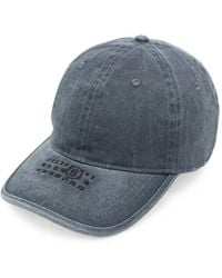 MM6 by Maison Margiela - Numeric Washed Cotton Cap - Lyst