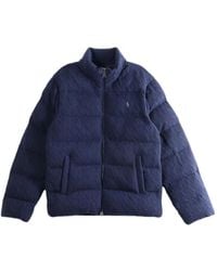 Polo Ralph Lauren - Veste Matelassée En Maille Torsadée - Lyst
