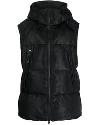 Y-3 - Graphic-Print Padded Gilet - Lyst