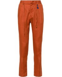 Manuel Ritz - Pleat-detail Tapered Trousers - Lyst