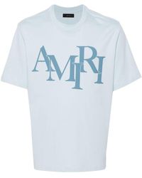 Amiri - Logo Print Cotton T-shirt - Lyst
