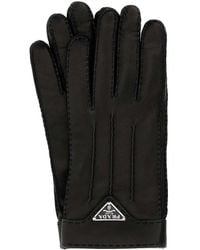 Prada - Handschuhe mit Ziernähten - Lyst