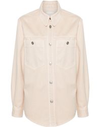 Isabel Marant - Patch Pockets Buttoned Shirt-jacket - Lyst