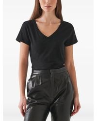 Patrick Assaraf - V-Neck Short-Sleeve T-Shirt - Lyst