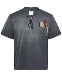 Doublet - Trompe L'Oeil Embroidery T-Shirt - Lyst