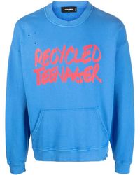 DSquared² - Sweater Met Tekst - Lyst