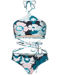 Adriana Degreas - Floral-print Stretch-design Bikini - Lyst