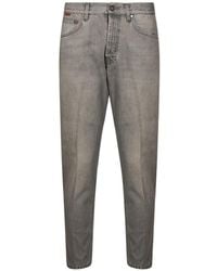 Lardini - Jean Slim À Effet Délavé - Lyst