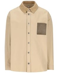 Loewe - Veste Brodée À Col En Velours Côtelé - Lyst
