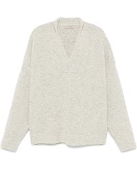 Fear Of God - Logo-Appliqué V-Neck Sweater - Lyst