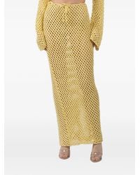 Bananhot - Magen Open-Knit Skirt - Lyst