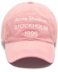 Acne Studios - Baseballkappe Mit Logo-Print - Lyst