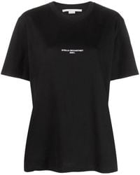 Stella McCartney - T-Shirt mit Logo-Print - Lyst