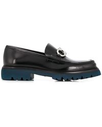 Ferragamo Mocassins classiques Gancini - Noir
