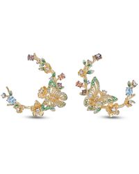 Anabela Chan - 18Kt Orchard Garland Gemstones Earrings - Lyst