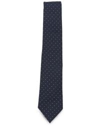 Emporio Armani - Polka-Dot Silk Tie - Lyst