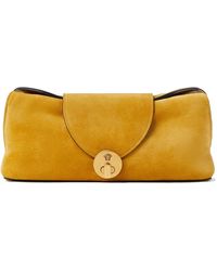 Versace - Vivian Suede Clutch - Lyst